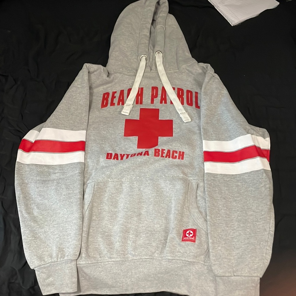 Beach Patrol Daytona Beach hoodie / ocean patrol / small / premium quality goods